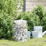 Columna Gabion con Grifo 50x25x25 cm Acero Inoxidable | Foro24.es | Tu tienda online para hogar, jardín y más Foro24.es