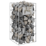 Columna Gabion con Grifo 50x25x25 cm Acero Inoxidable | Foro24.es | Tu tienda online para hogar, jardín y más Foro24.es