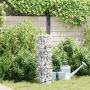 Columna Gabion con Grifo 100x25x25 cm Acero Inoxidable | Foro24.es | Tu tienda online para hogar, jardín y más Foro24.es