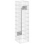 Columna Gabion con Grifo 100x25x25 cm Acero Inoxidable | Foro24.es | Tu tienda online para hogar, jardín y más Foro24.es