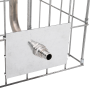 Columna Gabion con Grifo 100x25x25 cm Acero Inoxidable | Foro24.es | Tu tienda online para hogar, jardín y más Foro24.es
