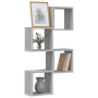 Estantes Flotantes Gris sonoma MDF Mediano Montaje en pared de , Estantes y estanterías - Ref: Foro24-815892, Precio: 40,10 €