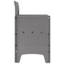Sillas de Jardín 4 pcs Gris Claro Polirratán de , Sillas de jardín - Ref: Foro24-847483, Precio: 141,17 €