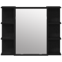 Gabinete de espejo Roble negro Madera maciza de roble Compacto de , Tocadores de baño - Ref: Foro24-862498, Precio: 80,63 €