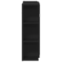 Gabinete de espejo Roble negro Madera maciza de roble Compacto de , Tocadores de baño - Ref: Foro24-862498, Precio: 80,63 €
