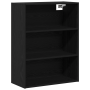 Armario Colgante de Pared Roble Negro 69.5 x 32.5 x 90 cm de , Aparadores - Ref: Foro24-862794, Precio: 71,33 €, Descuento: %