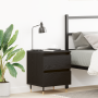 Mesita de noche madera de ingeniería roble negro 40x35x50 cm de , Mesitas de noche - Ref: Foro24-863466, Precio: 67,51 €, Des...