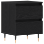Mesita de noche madera de ingeniería roble negro 40x35x50 cm de , Mesitas de noche - Ref: Foro24-863466, Precio: 67,51 €, Des...