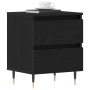 Mesita de noche madera de ingeniería roble negro 40x35x50 cm de , Mesitas de noche - Ref: Foro24-863466, Precio: 67,51 €, Des...