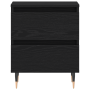 Mesita de noche madera de ingeniería roble negro 40x35x50 cm de , Mesitas de noche - Ref: Foro24-863466, Precio: 67,51 €, Des...