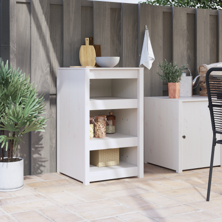 Gabinete de cocina Madera de pino blanca Madera maciza de pino | Foro24.es | Tu tienda online para hogar, jardín y más Foro24.es