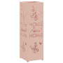 Paraguero Rosa Metal Estándar Inlays Decorativos Paraguero