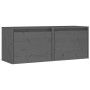 Hängeschränke 2 Stück Massivholz Kiefer grau 45x30x35 cm von vidaXL, Regale und Regale - Ref: Foro24-813440, Preis: 61,70 €, ...