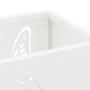 Paraguero Blanco Metal Mediano Diseño Decorativo de , Paragüeros - Ref: Foro24-868505, Precio: 41,59 €