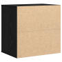 Cajonera de Esquina Roble Negro 60x41x58 cm Madera Elaborada de , Cajoneras - Ref: Foro24-868892, Precio: 89,27 €, Descuento: %
