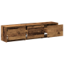 Mueble de TV con LED Madera reciclada 162.5x34x40 cm Madera de ingeniería de , Muebles TV - Ref: Foro24-868950, Precio: 113,09 €