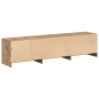Cabinet para TV con LED de roble artesanal 165x34x40 cm de madera tratada de , Muebles TV - Ref: Foro24-868951, Precio: 113,09 €