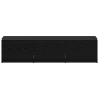 Mueble de TV con LED en roble negro 162.5x34x40 cm Madera elaborada de , Muebles TV - Ref: Foro24-868952, Precio: 116,60 €