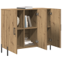Aparador Artisan Roble 90x34x80 cm Madera maciza de , Aparadores - Ref: Foro24-869080, Precio: 106,71 €, Descuento: %