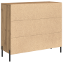 Aparador Artisan Roble 90x34x80 cm Madera maciza de , Aparadores - Ref: Foro24-869080, Precio: 106,71 €, Descuento: %