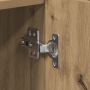 Aparador Artisan Roble 90x34x80 cm Madera maciza de , Aparadores - Ref: Foro24-869080, Precio: 106,71 €, Descuento: %