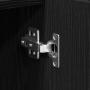 Aparador de roble negro 90x34x80 cm de madera ingenierizada de , Aparadores - Ref: Foro24-869081, Precio: 113,35 €, Descuento: %
