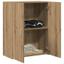 Armario de Oficina Roble Artesanal 60x32x77.5 cm Madera Elaborada de , Armarios archivadores - Ref: Foro24-869121, Precio: 63...