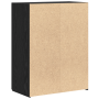Cabinet de oficina Roble negro 60x32x77.5 cm Madera elaborada de , Armarios archivadores - Ref: Foro24-869122, Precio: 67,14 ...