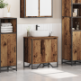 Gabinete de Lavabo Madera Vieja 60x35x60 cm Madera Tratada de , Muebles de baño - Ref: Foro24-869177, Precio: 52,80 €, Descue...