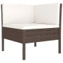 9-piece garden furniture set and brown synthetic rattan cushions by vidaXL, Garden sets - Ref: Foro24-3094423, Price: 785,88 ...