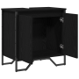 Mueble para Lavabo de Baño Roble Negro 60x35x50 cm Madera Ingenierizada de , Muebles de baño - Ref: Foro24-869179, Precio: 54...