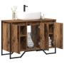 Armario de Lavabo de Baño Madera Vieja 91x35x60 cm Madera