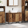 Armario de Lavabo de Baño Madera Vieja 91x35x60 cm Madera