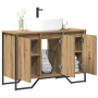 Armario bajo lavabo Roble artesanal 91x35x60 cm Madera elaborada de , Muebles de baño - Ref: Foro24-869181, Precio: 83,51 €