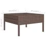 9-piece garden furniture set and brown synthetic rattan cushions by vidaXL, Garden sets - Ref: Foro24-3094423, Price: 785,88 ...