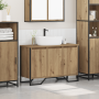 Armario bajo lavabo Roble artesanal 91x35x60 cm Madera elaborada de , Muebles de baño - Ref: Foro24-869181, Precio: 83,51 €