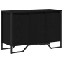 Gabinete de lavabo Roble negro 91x35x60 cm Madera compuesta de , Muebles de baño - Ref: Foro24-869182, Precio: 85,86 €