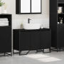 Gabinete de lavabo Roble negro 91x35x60 cm Madera compuesta de , Muebles de baño - Ref: Foro24-869182, Precio: 85,86 €