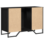 Gabinete de lavabo Roble negro 91x35x60 cm Madera compuesta de , Muebles de baño - Ref: Foro24-869182, Precio: 85,86 €
