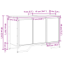 Armario bajo lavabo Roble artesanal 91x35x60 cm Madera elaborada de , Muebles de baño - Ref: Foro24-869181, Precio: 83,51 €