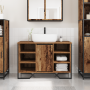 Gabinete de lavabo de baño Madera antigua 91x35x60 cm Madera de ingeniería de , Muebles de baño - Ref: Foro24-869183, Precio:...