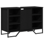 Armario para lavabo Roble negro 91x35x60 cm Madera de calidad