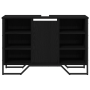 Armario para lavabo Roble negro 91x35x60 cm Madera de calidad