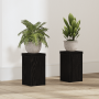 Soporte de Planta de Roble Negro Juego de 2 Roble negro Madera de , Soportes para macetas - Ref: Foro24-869228, Precio: 19,66...
