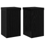 Soporte de Planta de Roble Negro Juego de 2 Roble negro Madera de , Soportes para macetas - Ref: Foro24-869228, Precio: 19,66...