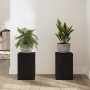 Soportes para plantas 2 pcs Roble Negro 20x20x30 cm Madera de ingeniería | Foro24.es | Tu tienda online para hogar, jardín y más Foro24.es