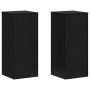 Soportes para Plantas 2 pcs Roble Negro 30x30x70 cm Madera Ingenierizada de , Soportes para macetas - Ref: Foro24-869232, Pre...