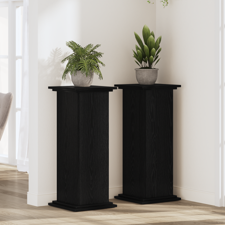 Soporte para plantas Rojo Negro 33x33x80 cm Madera de ingeniería | Foro24.es | Tu tienda online para hogar, jardín y más Foro24.es