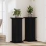 Soporte para plantas Rojo Negro 33x33x80 cm Madera de ingeniería | Foro24.es | Tu tienda online para hogar, jardín y más Foro24.es