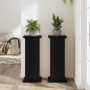 Soporte para plantas Rojo Negro 33x33x80 cm Madera de ingeniería | Foro24.es | Tu tienda online para hogar, jardín y más Foro24.es